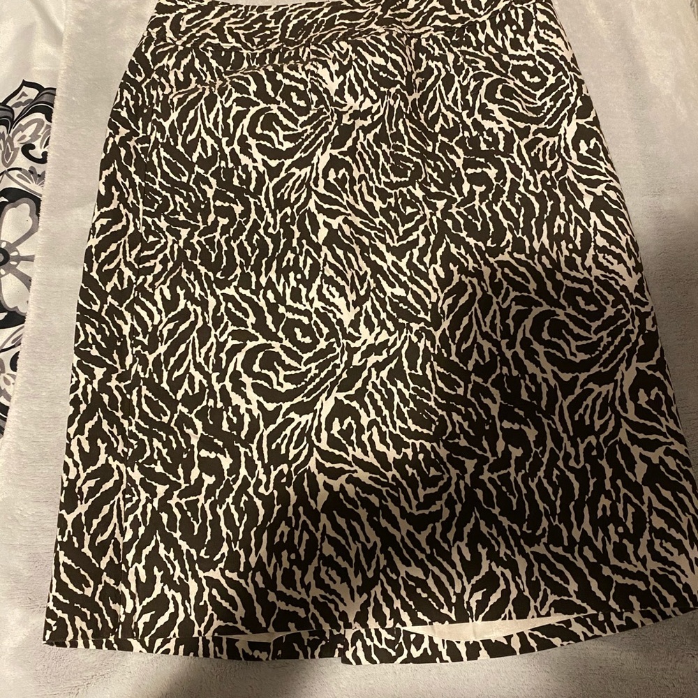 Black and white skirt